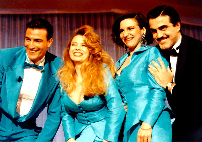 Serata d'onore - 1992 - P.di Carlo, E.Bussetta, C.Casini, Antonio Conte